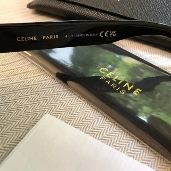 Celine CL40194 Triomphe Oval Women's Sunglasses Travel Authentic + Original Box - Picture 6 of 6